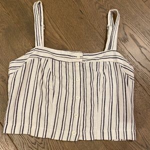 Brandy Melville Striped Crop Top